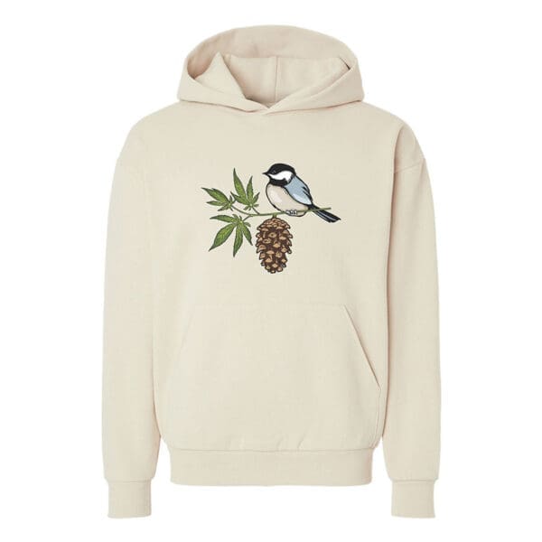 Chickadee Weed Hoodie